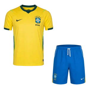 Brésil Domicile Maillot Kit - Coupe du Monde 2026 Jaune