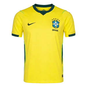 Brésil Domicile Maillot - Coupe du Monde 2026 Jaune Grande Taille